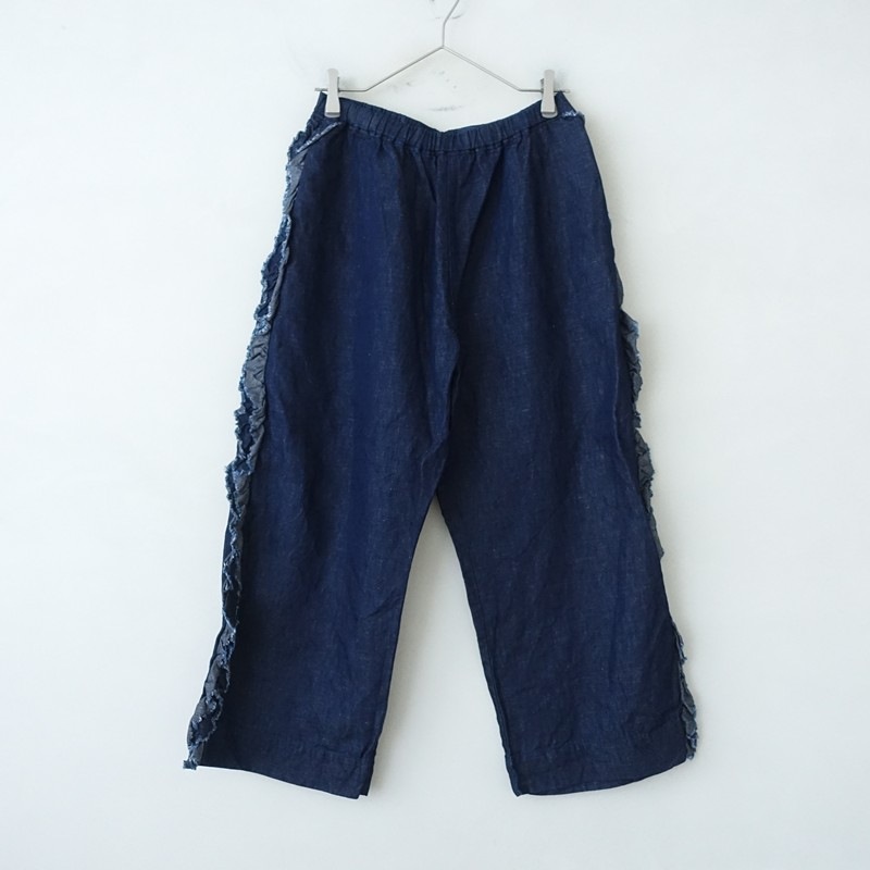 gauze# ビビアンパンツ ヴェリテクール ICHI homspun 定価2万】ガーゼ Gauze# VIVIENNE PANTS ビビアンパンツ F (j1-2603