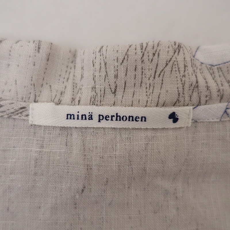 �ߥʥڥ�ۥͥ� mina perhonen day break ��ͥ�ץ��ȥϡ��ե��꡼�֥֥饦��  38 (33-2506-97)��40G52��