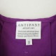 �����3.7���ۥ���ƥ��ѥ��� ANTIPAST COATED COTTON TOPS �ե��֥饦��  2 (j25-2605-180)��72E62��