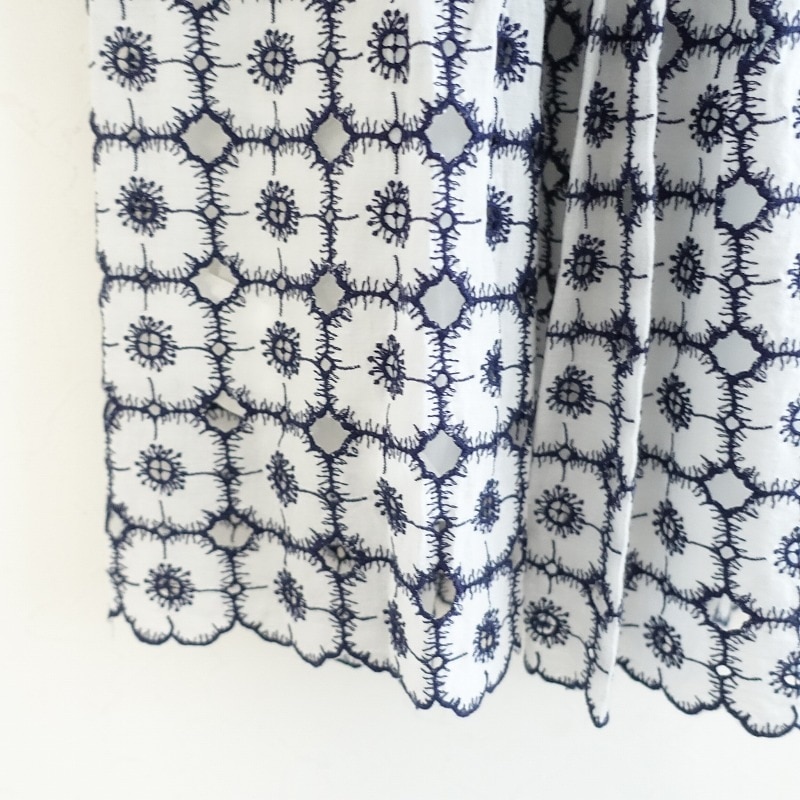 定価6.0万】ミナペルホネン mina perhonen anemone コットン刺繍
