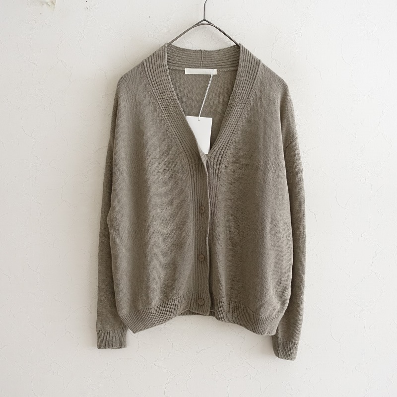 美品/2025/定価2.8万】エヴァムエヴァ evam eva ramie cotton cardigan