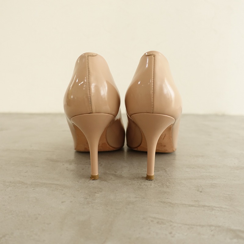 ✨未使用級✨PELLICO ペリーコ エナメル パンプス ベージュ 23cm PELLICO | アネッリソレッラ エナメル パンプス 1.0cm BEIGE