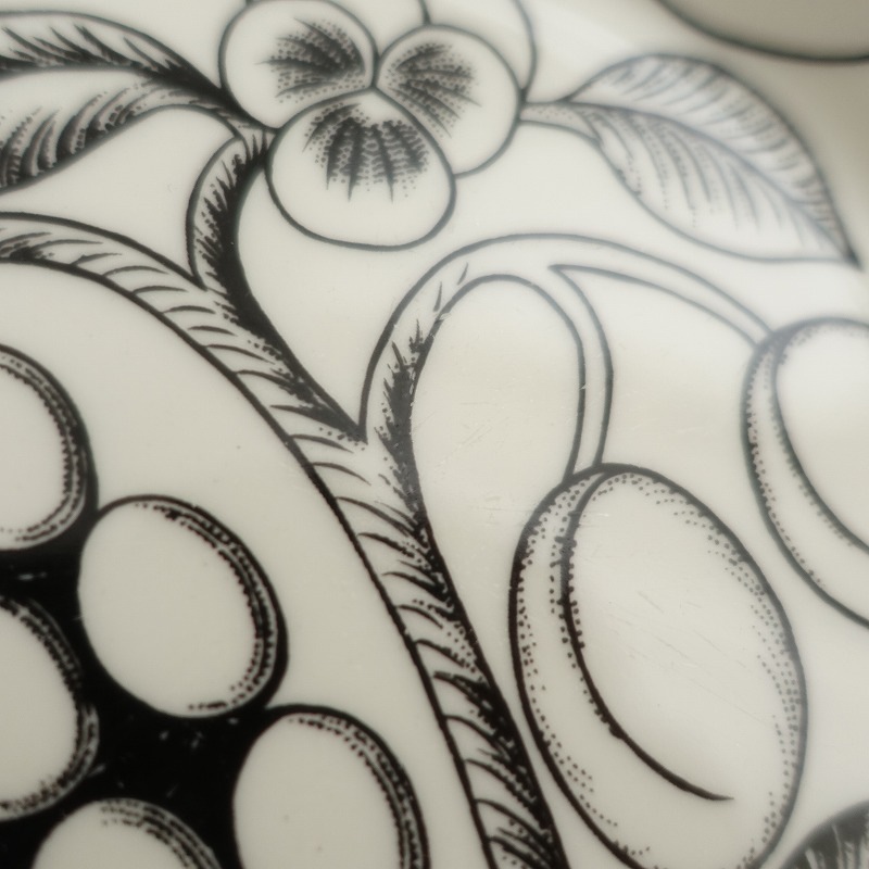 ̲۵/ӥ ARABIA Paratiisi ѥƥå ܥ 16.5cm ֥å   (wa23-2509-25)80J52