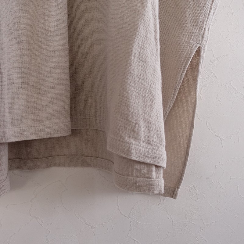 ������/2025SS/���3���ۥ������२���� evam eva linen cotton poncho V�ͥå��ץ륪���С�  F (j25-2604-488)��91E62��