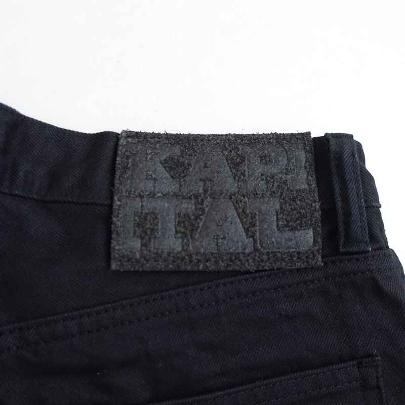 ��̤����/2026/SS/���2.3���ۥ���ԥ��� KAPITAL 14oz�֥�å��ߥ֥�å��ǥ˥९��֥Х���5P�ѥ��  30 (33-2605-282)��11F62��