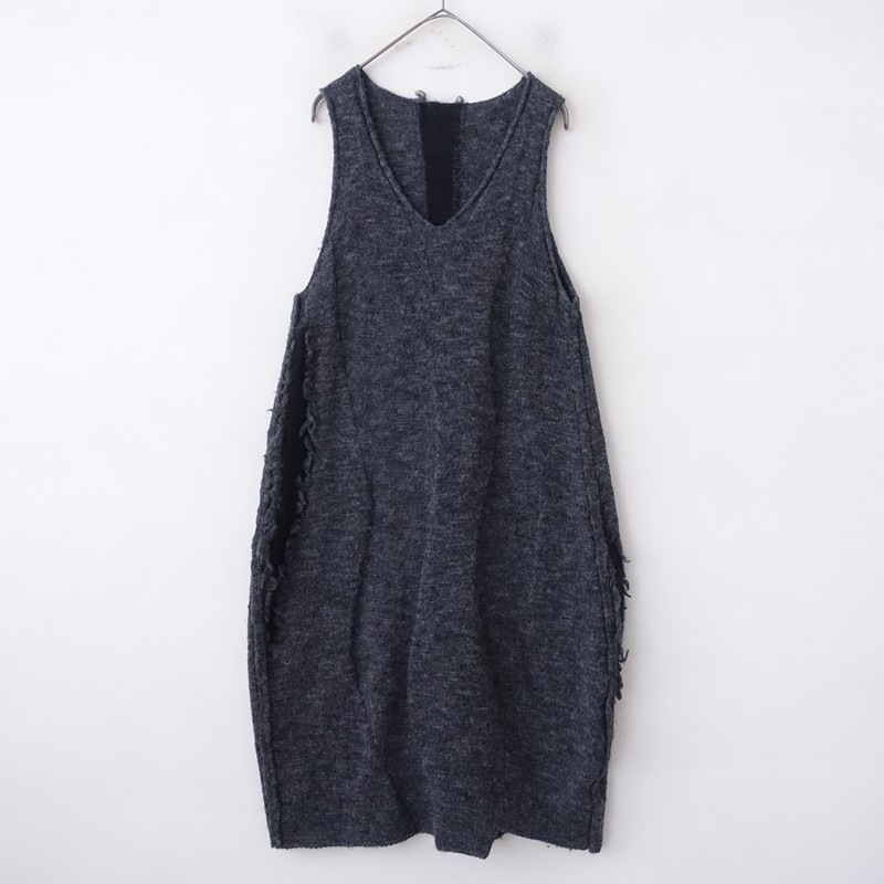 ��2024AW/����/���5.7���ۥ衼����졼�� JURGEN LEHL knit DRESS�Ρ����꡼��V�ͥå��˥åȥ��ԡ���  M (1-2602-214)��31C62��