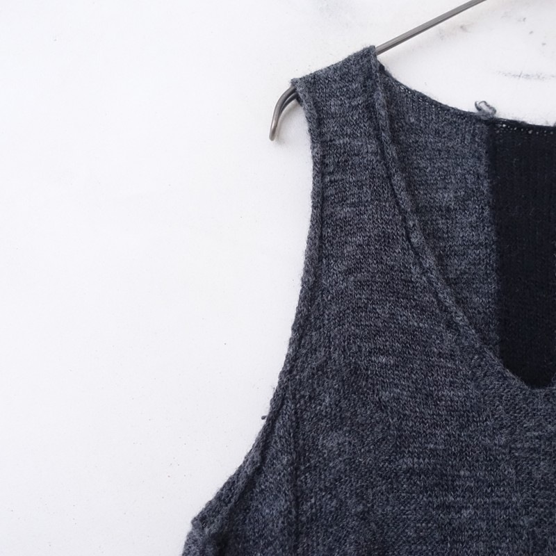 ��2024AW/����/���5.7���ۥ衼����졼�� JURGEN LEHL knit DRESS�Ρ����꡼��V�ͥå��˥åȥ��ԡ���  M (1-2602-214)��31C62��
