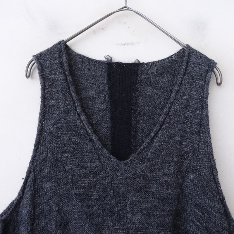 ��2024AW/����/���5.7���ۥ衼����졼�� JURGEN LEHL knit DRESS�Ρ����꡼��V�ͥå��˥åȥ��ԡ���  M (1-2602-214)��31C62��