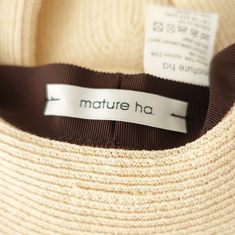ޥ奢 mature ha. ܥåϥå grosgrain ribbon   (ha11-2503-85)30E52