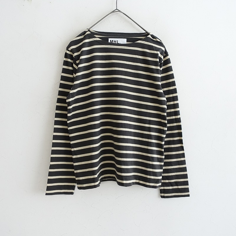 2024/1.7ۥޡåȥϥ MHL. NAVAL STRIPE COTTON JERSEY  2 (k1-2509-49)92I52