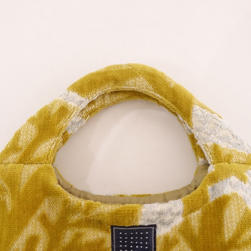 ミナペルホネン fog land egg bag イエロー