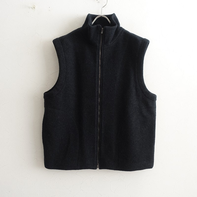 �ڥ��2025AW/̤������/���4.1���ۥ������२���� evam eva press wool vest �ץ쥹������٥���  1 (1-2602-211)��31C62��