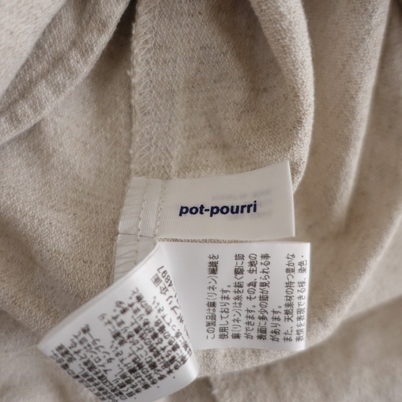 ��2025AW/���2.8���ۥݥץ� pot-pourri �������Х����顼���ԡ���  - (j1-2603-33)��13C62��