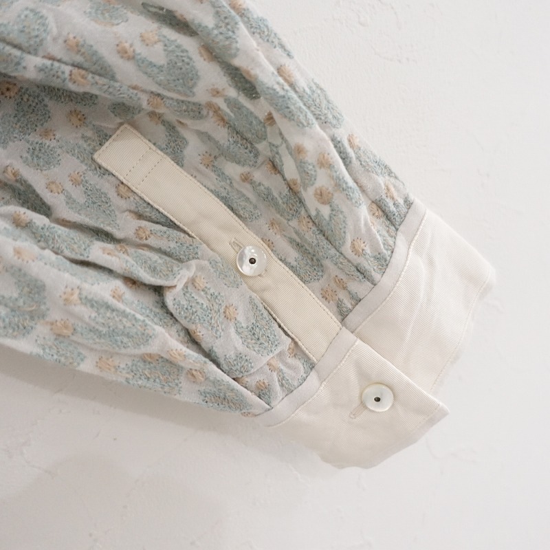 美品 ミナペルホネン letter of flower ポンチョ ブラウス 38 美品 ミナペルホネン letter of flower ポンチョ ブラウス 38 美