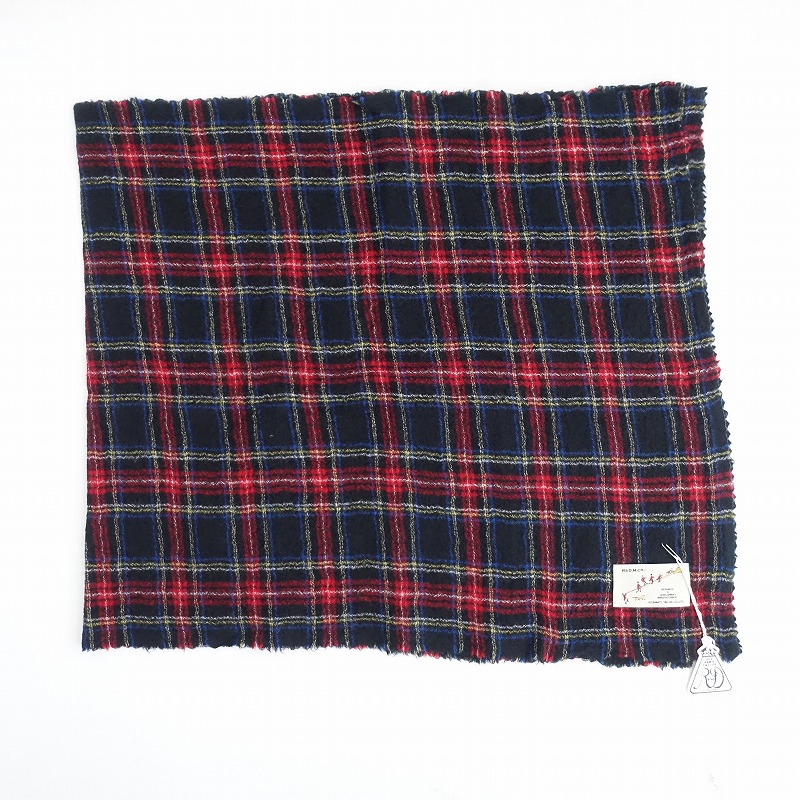 R&D.M.Co-☆新品未使用ウールタータンチェックマフラー R & D.M.Co- オールドマンズテーラー ウール タータン チェック