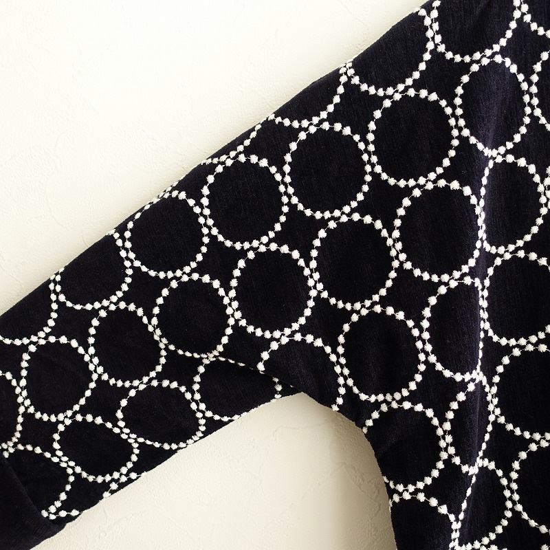 ミナペルホネン mina perhonen tambourine 刺繍シングルコート