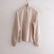 4.6ۥ桼쥹 humoresque highneck blouse  F (2-2503-176)60D52