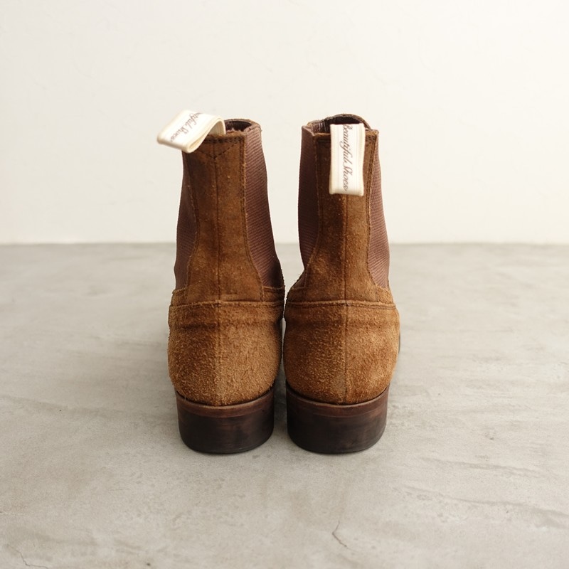 �����5.9���ۥӥ塼�ƥ��ե륷�塼�� TOSHINOSUKE TAKEGAHARA BEAUTIFUL SHOES BUTTONED SIDEGORE BOOTS 5/23  5 (sh10-2512-22)��03L52��