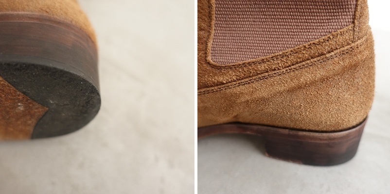 �����5.9���ۥӥ塼�ƥ��ե륷�塼�� TOSHINOSUKE TAKEGAHARA BEAUTIFUL SHOES BUTTONED SIDEGORE BOOTS 5/23  5 (sh10-2512-22)��03L52��