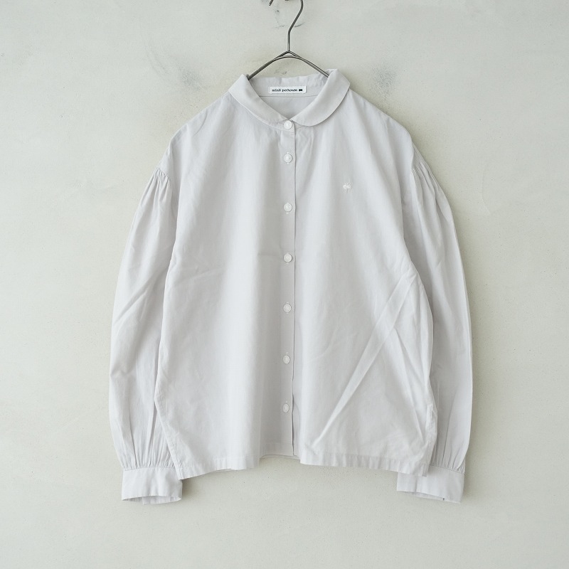 minä perhonen ミナペルホネン パフスリーブ シャツブラウス