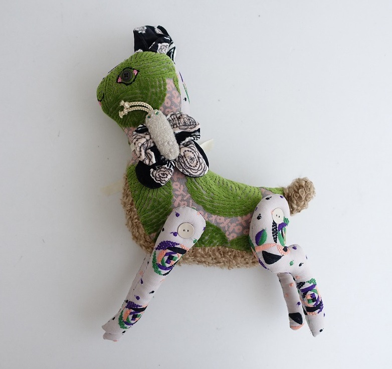 �����ʡ����3.3��/�ߥʥڥ�ۥͥ�ߥʥ��꡼��� mina perhonen��Nathalie Lete Animal dolls Robusto woolly ball sand rose   (ac87-2505-65)��31F52��