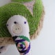 �����ʡ����3.3��/�ߥʥڥ�ۥͥ�ߥʥ��꡼��� mina perhonen��Nathalie Lete Animal dolls Robusto woolly ball sand rose   (ac87-2505-65)��31F52��