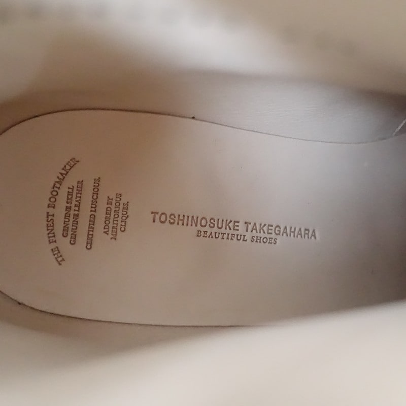 ��̤����/���7.5���ۥӥ塼�ƥ��ե륷�塼�� TOSHINOSUKE TAKEGAHARA BEAUTIFUL SHOES frontzip moccasin 24.5/25  24.5 (ksh10-2603-54)��40D62��