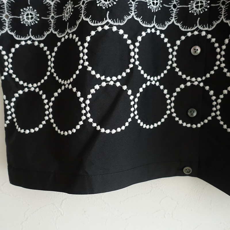 未使用 ミナペルホネン trippie anemone black mina perhonen -trippie anemone- (19×19) - ミナペルホネン正規