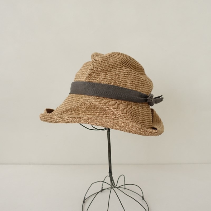 マチュアーハ mature ha. BOXED HAT 9cm brim ボックスハット (ha30