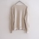 ��2025/���2.6���ۥ������२���� evam eva cotton cupro V-neck pullover  M (2-2607-380)��51H62��