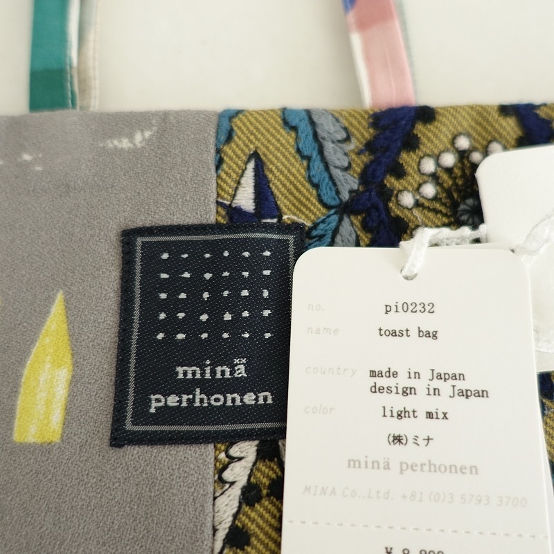 ��̤���ѡۥߥʥڥ�ۥͥ� mina perhonen piece toast bag �ȡ����ȥХå�   (ba84-2412-84)��31A52��