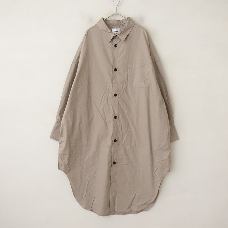 2025/AW】ヤーモ Yarmo ビッグカフオーバーサイズシャツ (33-2511-653
