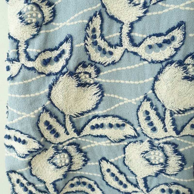 ミナペルホネン mina perhonen wind flower リネン刺繍スリーブレス 