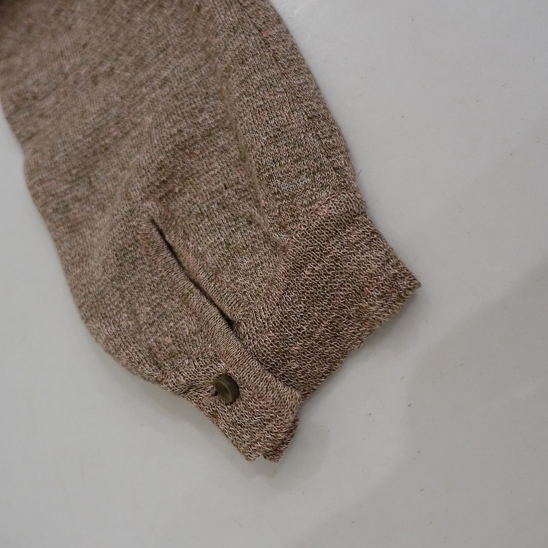 ミナペルホネン mina perhonen nostalgia リネンニット7分袖ジャケット