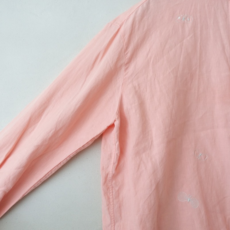 ミナペルホネン mina perhonen choucho 刺しゅうリネン長袖