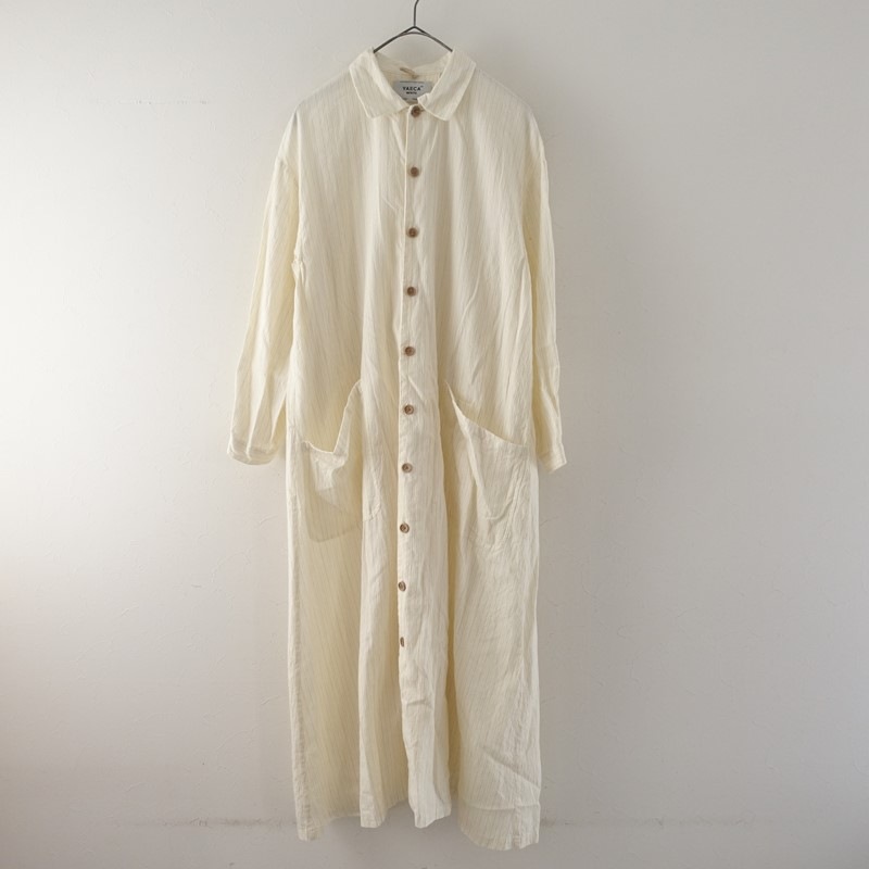 �����5���ۥ䥨���饤�� YAECA WRITE 91504 WORK SHIRT DRESS ���åȥ��ͥ󥹥ȥ饤�ץ��ԡ���  S (1-2602-353)��61C62��
