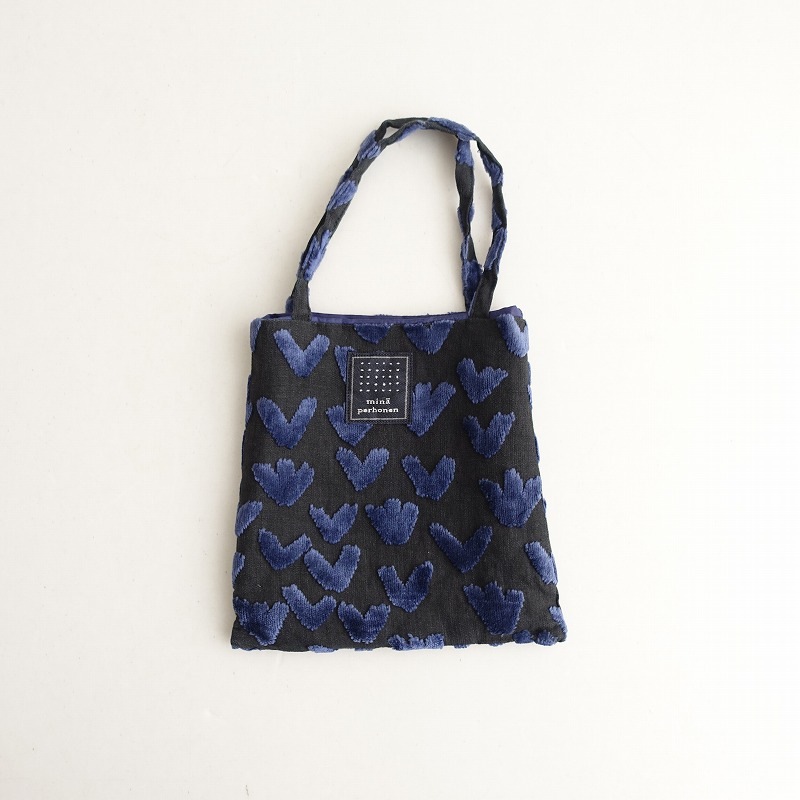 美品 mina perhonen ミナペルホネン bird ミニバッグ*刺繍ハンドバッグ 