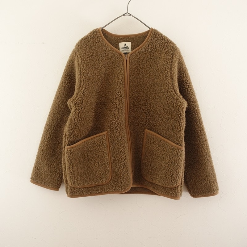 コールドブレーカー COLDBREAKER ノーカラージップアップウールボア