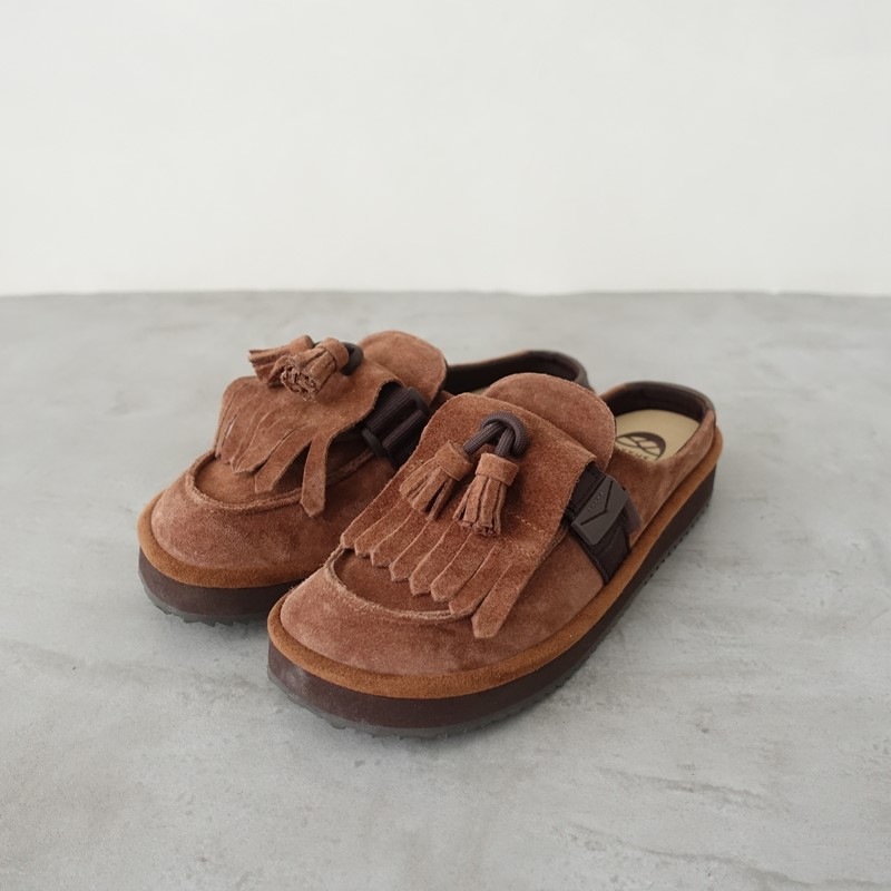 ������/���1.8���ۥ��㥫 SHAKA ����ȥ��å����եߥ塼�륵�����MOC MULE TASSEL SUEDE US7/25  US7/UK6/EU40/JP25 (sh10-2602-98)��51C62a��