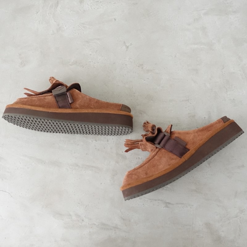 ������/���1.8���ۥ��㥫 SHAKA ����ȥ��å����եߥ塼�륵�����MOC MULE TASSEL SUEDE US7/25  US7/UK6/EU40/JP25 (sh10-2602-98)��51C62a��