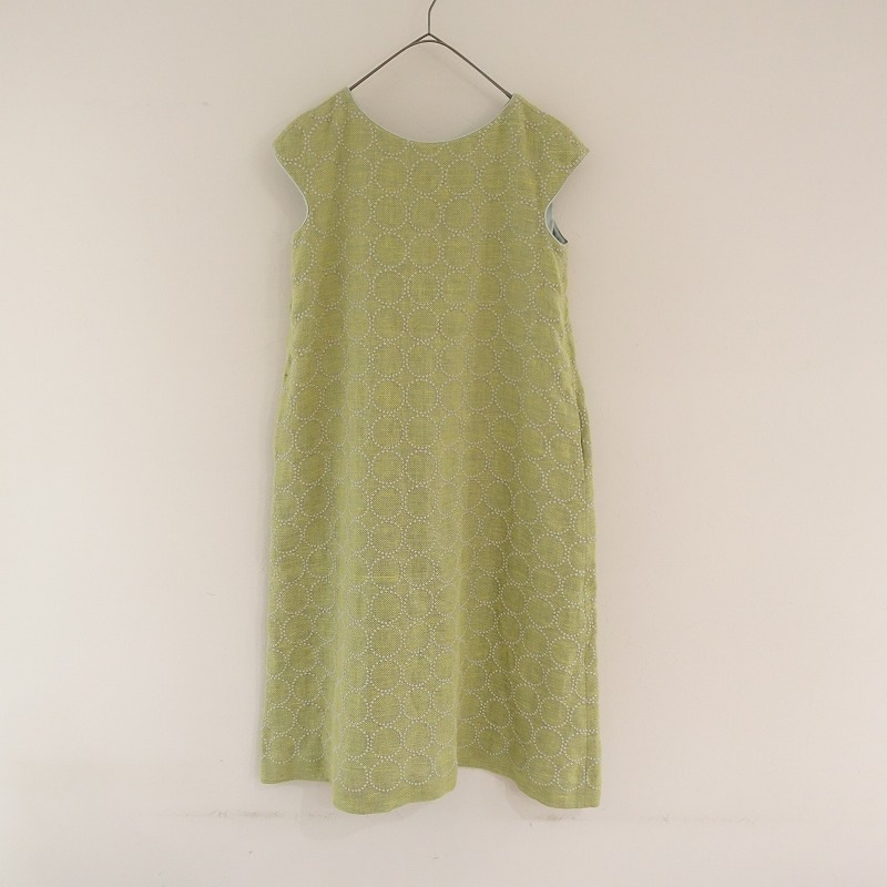 ミナペルホネン yula スタンドカラードレス ワンピース 36