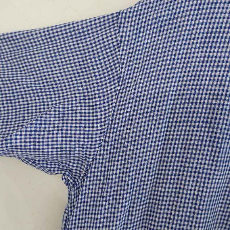 定価2.8万】ネストローブ nest Robe リネンギンガムチェック