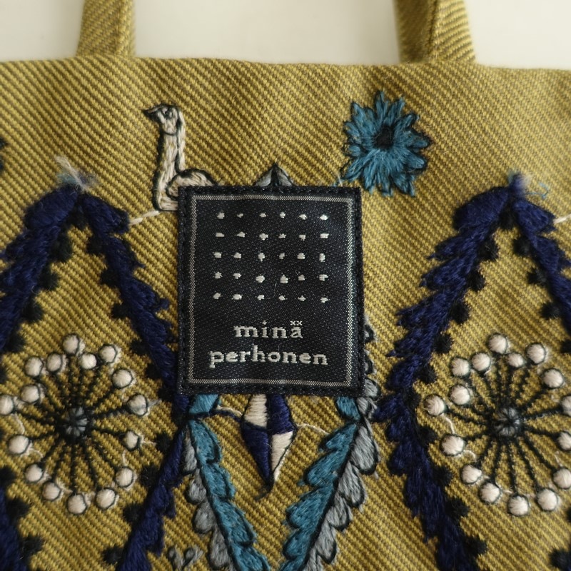 �����1.1���ۥߥʥڥ�ۥͥ� mina perhonen forest diamond toast bag   (ba11-2510-138)��71K52��