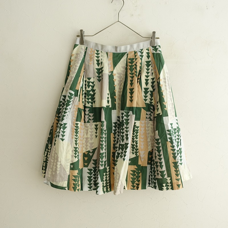 MARGARET HOWELL　フレアスカート　カーキ MARGARET HOWELL（マーガレットハウエル）の「COTTON POLYESTER