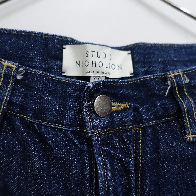 ���������˥��륽�� STUDIO NICHOLSON RUTHE SELEDGE DENIM �ǥ˥�ѥ�� 00  00 (85-2506-21)��50G52��