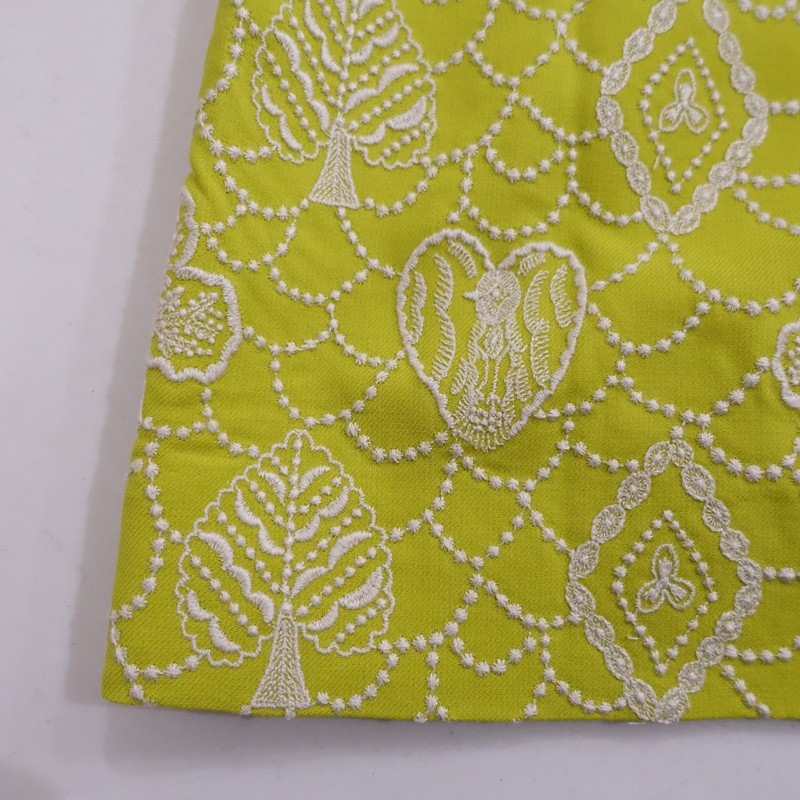 【美品】  mina perhonen / ミナペルホネン | forest card 総柄 刺しゅう プルオーバーブラウス | 40 /42 | イエロー | レディース mina perhonen - 【美品】 mina perhonen / ミナペルホネン | forest