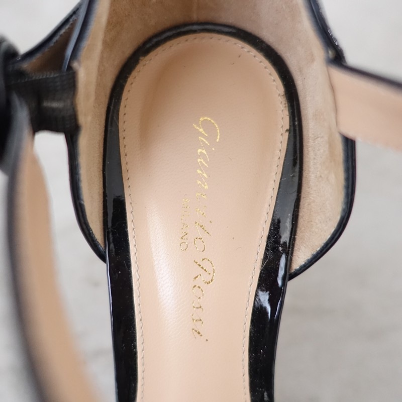 ���������� ���å� Gianvito Rossi ���ʥ�륹�ȥ�åץѥ�ץ� 36.5/23  36.5 (sh10-2605-40)��82E62��