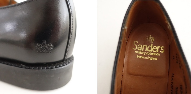 ��������� SANDERS MILITARY DERBY SHOE 1834B 4/23  4 (ksh10-2605-64)��40F62��