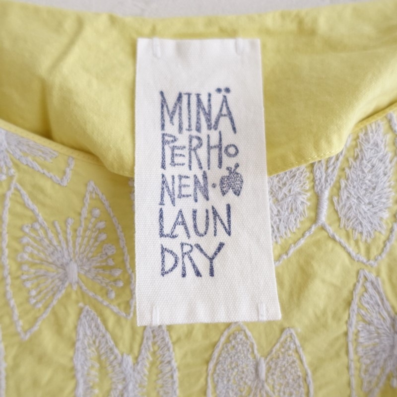 �ߥʥڥ�ۥͥ���ɥ꡼ mina perhonen laundry skyflower����֥������꡼�ܡ��ȥͥå��֥饦��  38 (2-2605-575)��03F62��