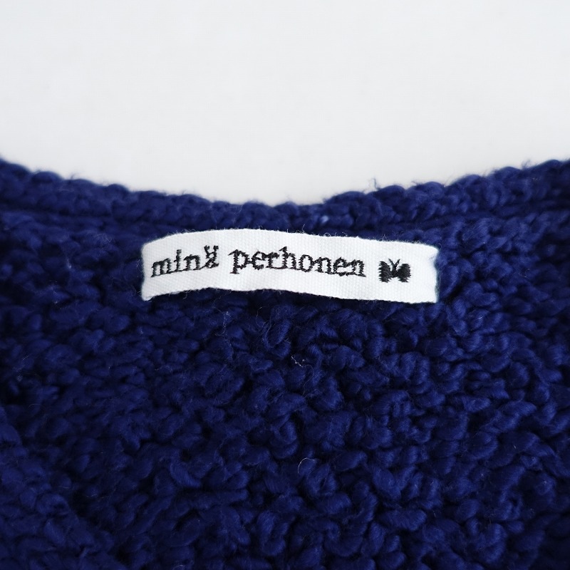 ミナペルホネン　カシミアニット ミナペルホネン “sulka”（スルカ） ニットプルオーバー